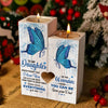 Learn From Everything You Can - Family Candle Holder - Christmas Gift For Daughter From Dad