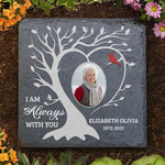 I'm Always With You - Personalized Memorial Stone, Human Grave Marker - Upload Image, Memorial Gift, Sympathy Gift