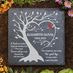 A Limb Has Fallen From The Family Tree - Personalized Memorial Stone, Human Grave Marker - Memorial Gift, Sympathy Gift