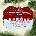 Custom Name Christmas Grandparents and Grandkids Gifts - Personalized Ornament