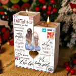 Mother Daughter Inspirational Gift for Daughter - Color Candle Holder