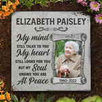 My Heart Still Looks For You - Personalized Memorial Stone, Human Grave Marker - Upload Image, Memorial Gift, Sympathy Gift