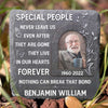 Special People Never Leave Us Even After They Are Gone - Personalized Memorial Stone, Human Grave Marker - Upload Image, Memorial Gift, Sympathy Gift