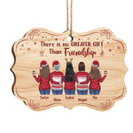 Custom Name Christmas Friendship Gifts for Best Friends - Personalized Ornament