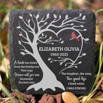 A Limb Has Fallen From The Family Tree - Personalized Memorial Stone, Human Grave Marker - Memorial Gift, Sympathy Gift