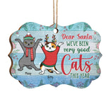 Custom Name Christmas Gifts for Cat Lovers - Personalized Ornament