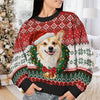 To My Human, Wish You A Furry Christmas - Dog & Cat Personalized Custom Ugly Sweatshirt - Unisex Wool Jumper - Upload Image, Christmas Gift For Pet Owners, Pet Lovers