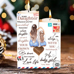 Mother Daughter Inspirational Gift for Daughter - Color Candle Holder