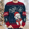 You're Our Favorite Human - Dog Personalized Custom Ugly Sweatshirt - Unisex Wool Jumper - Christmas Gift For Pet Owners, Pet Lovers