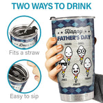 Great Job, Daddy! - Family Personalized Custom Tumbler - Father's Day, Birthday Gift For Dad