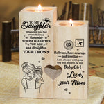 Mother Daughter Love Gifts from Mom - Color Candle Holder