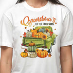 Custom Name Pumpkin Gifts for Grandma - Personalized Apparel