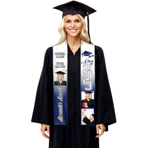 Congratulations Custom Graduation Stole - Personalized Graduation Stole Class Of 2024 Graduation Gifts