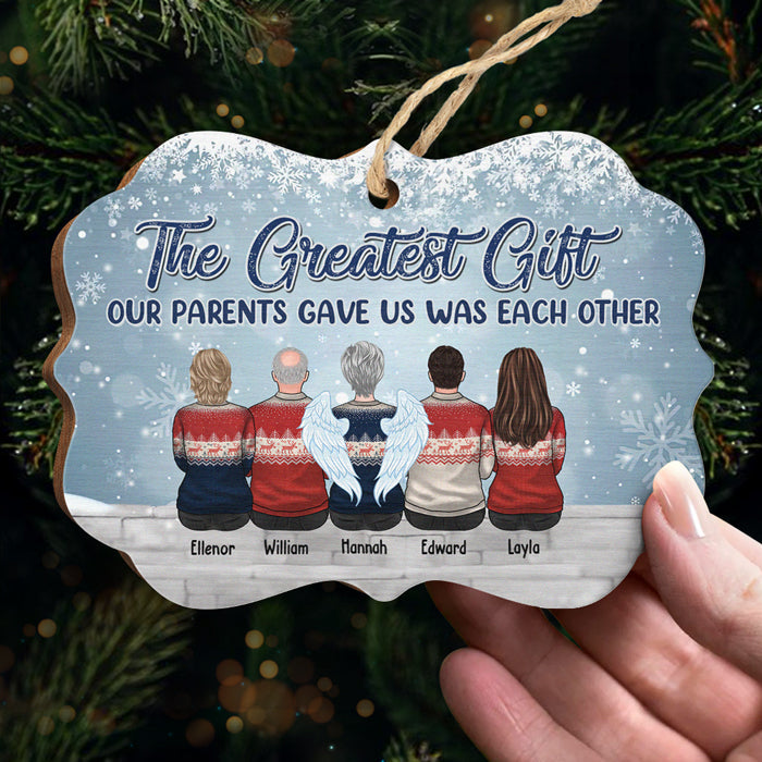 Life Is Better With Brothers And Sisters - Personalized Custom Benelux Shaped Wood, Aluminum Christmas Ornament - Gift For Siblings, Christmas New Arrival Gift