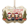 Nothing Is Greater Than Friendship - Personalized Custom Benelux Shaped Wood Christmas Ornament - Gift For Bestie, Best Friend, Sister, Birthday Gift For Bestie And Friend, Christmas Gift