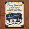 The Greatest Gift Our Parents Gave Us Was Each Other - Personalized Custom Christmas Wooden Card With Pop Out Ornament - Gift For Family, Christmas Gift