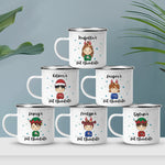 Custom Name Christmas Hot Chocolate Gifts for Kids - Personalized Camp Mug
