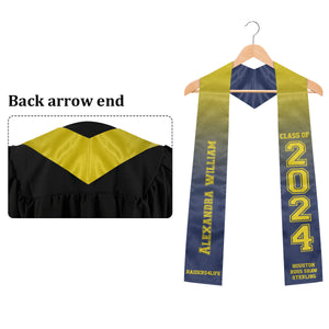 TW - Class of 2024 Best Gift For Graduation's Day - Personalized Graduation Stole.