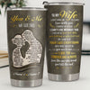Never Forget How Special You Are To Me My Wife - Personalized Tumbler - To My Wife, Gift For Wife, Anniversary, Engagement, Wedding, Marriage Gift