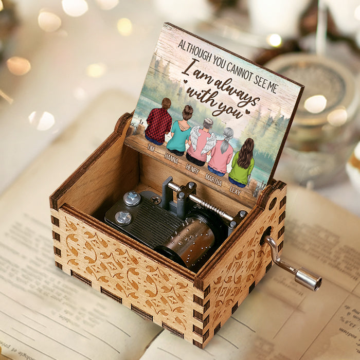I'm Always Here With You - Personalized Music Box -  Memorial Gift, Sympathy Gift