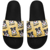 Colorful Fur Baby - Personalized Slide Sandals, Slippers - Gift For Pet Lovers