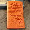 I'm Always With You - Personalized Vintage Journal - Gift For Daughter