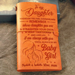 I'm Always With You - Personalized Vintage Journal - Gift For Daughter