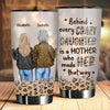 Behind Every Crazy Daughter - Personalized Tumbler - Gift For Mom, Daughter