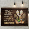Sometimes A Very Special Dog Enters Our Lives - Personalized Horizontal Canvas - Gift For Pet Lovers