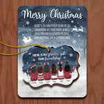 Custom Name Christmas Gifts for Best Friends - Personalized Pop Out Ornament Card