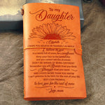 Be A Sunflower - Personalized Vintage Journal - Gift For Daughter