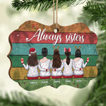 Custom Name Christmas Sister Gifts - Personalized Ornament