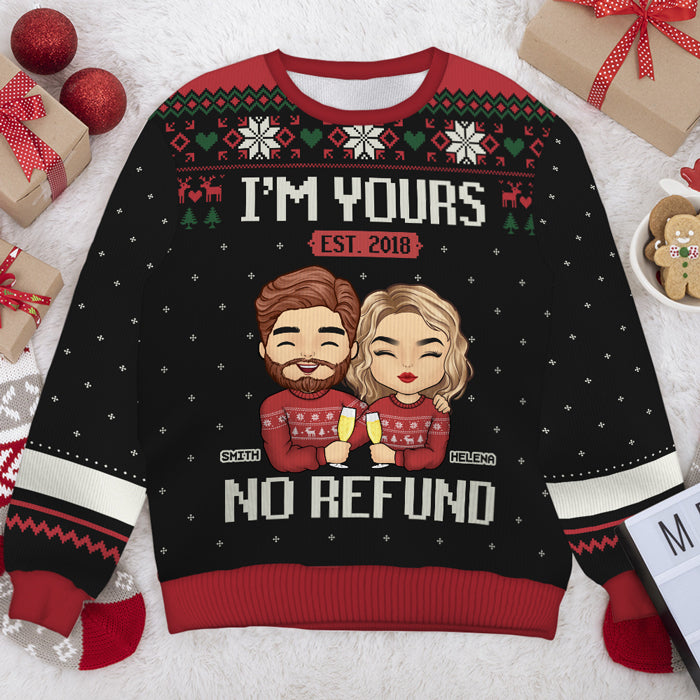 Christmas gift from my girlfriend, custom made sweatshirt with