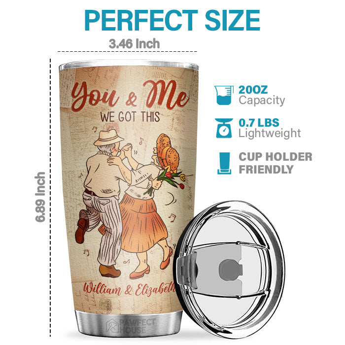 When I Tell You I Love You, I Don't Say It Out Of Habit - Personalized Tumbler - To My Wife, Gift For Wife, Anniversary, Engagement, Wedding, Marriage Gift