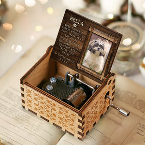 I'm Right Here Inside Your Heart - Personalized Music Box - Upload Image, Gift For Pet Lovers