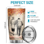 I Don't Know Why I Love You, I Just Know I Love You A Lot - Personalized Tumbler - To My Wife, Gift For Wife, Anniversary, Engagement, Wedding, Marriage Gift