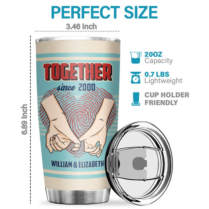 Making Memories With You Is My Favorite Thing To Do - Personalized Tumbler - Gift For Couple, Husband Wife, Anniversary, Engagement, Wedding, Marriage Gift