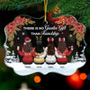 There Is No Greater Gift Than Friendship - Personalized Custom Benelux Shaped Acrylic Christmas Ornament - Gift For Bestie, Best Friend, Sister, Birthday Gift For Bestie And Friend, Christmas Gift