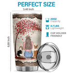 Just A Girl Who Loves Dogs - Personalized Tumbler - Gift For Dog Lovers, Dog Owners, Dog Gift, Gift For Pet Lovers