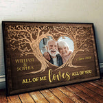 All Of Me Loves All Of You - Personalized Horizontal Poster - Upload Image, Gift For Couples, Husband Wife