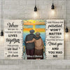 The Things We Possessed Won't Matter - Personalized Horizontal Canvas - Gift For Couples, Husband Wife