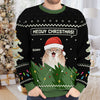 Meowy Christmas - Cat Personalized Custom Ugly Sweatshirt - Unisex Wool Jumper - Christmas Gift For Pet Owners, Pet Lovers