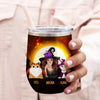 This Wicked Witch Loves Her Little Meowsters - Personalized Witch Wine Tumbler - Gift For Witches, Gift For Yourself, Gift For Pet Lovers, Halloween Gift