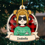 Custom Name Christmas Gifts for Women - Personalized Ornament