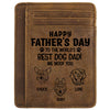 Best Dog Dad - Personalized Card Wallet - Gift For Dad, Gift For Father's Day