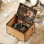 My Mind Still Talks About You - Personalized Music Box - Upload Image, Memorial Gift, Sympathy Gift
