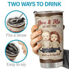 You & Me Annoying Each Other - Personalized Tumbler - Gift For Couple, Husband Wife, Anniversary, Engagement, Wedding, Marriage Gift