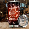As The Body So The Soul - Personalized Witch Tumbler - Gift For Witches, Gift For Yourself, Halloween Gift