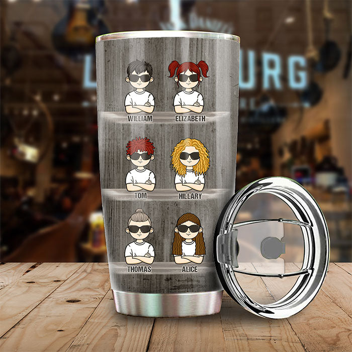 Grandpa, The Man, The Myth, The Legend - Gift For Dad, Grandpa - Personalized Tumbler