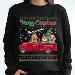 Custom Name Christmas Dog Gifts for Pet Lovers - Personalized Apparel
